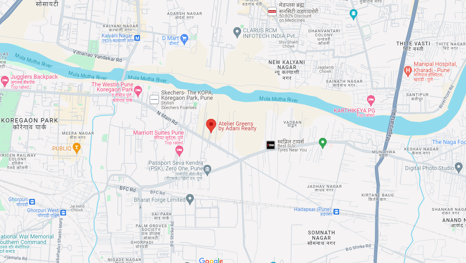 Map of the Location
